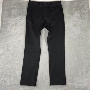 Brixton Choice Chino‎ Pants Mens 36x34 Black Regular Fit Stretch Twill
